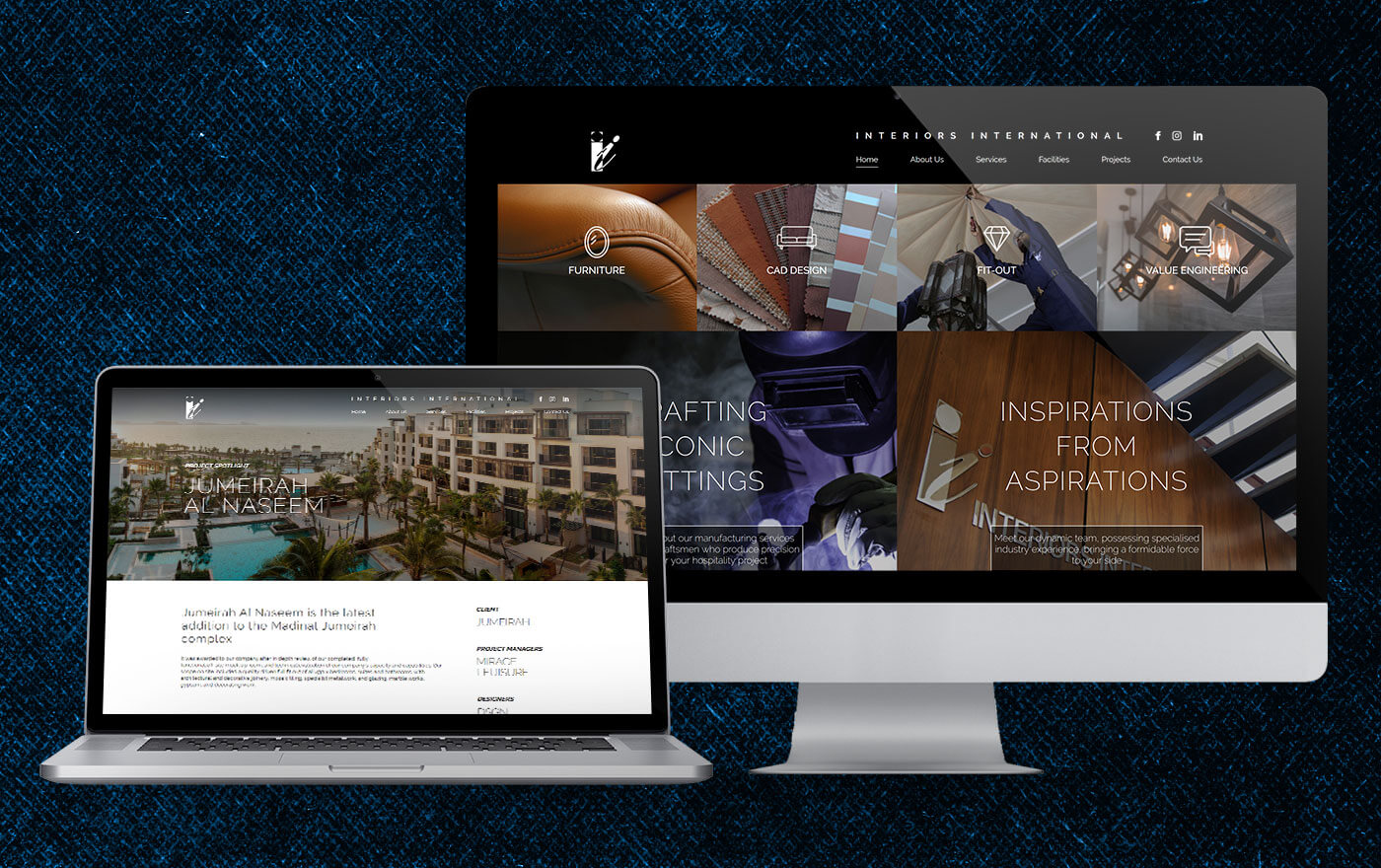 Interiors International Website Development